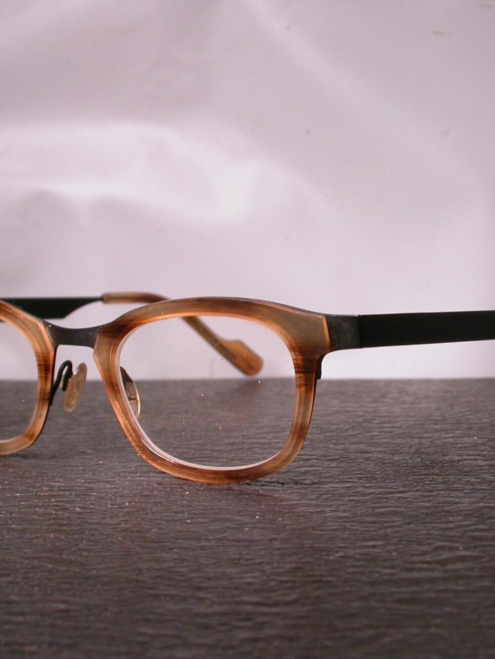 Authentic Anne et Valentin Flora Black and Blonde Tortoise Eyeglasses France
